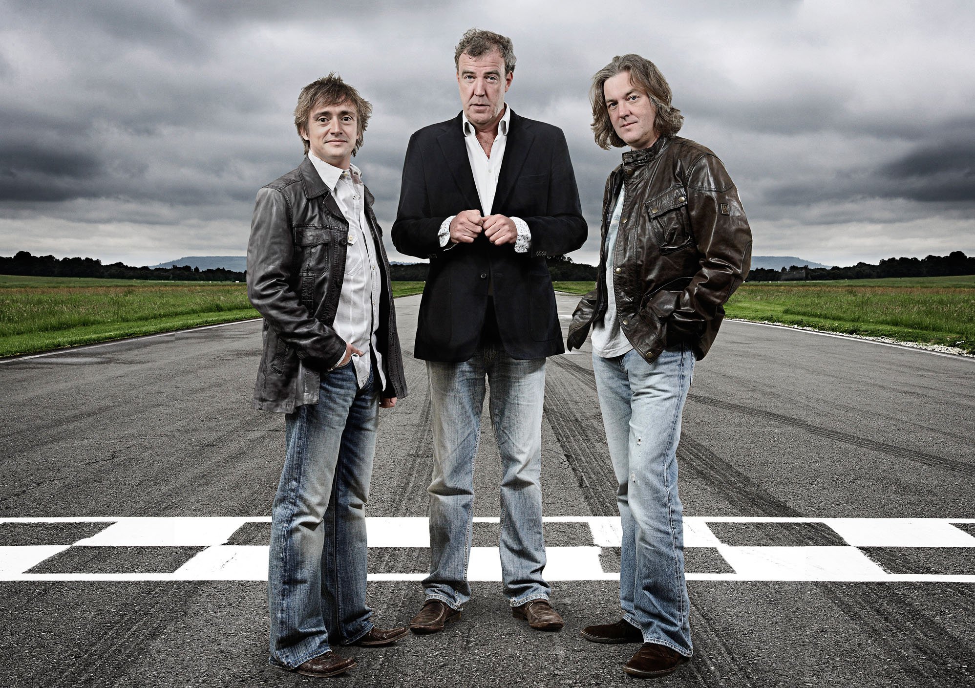 Richard Hammond, Jeremy Clarkson and James May.