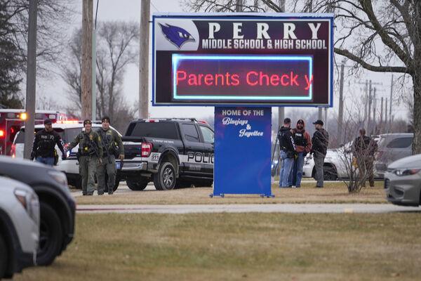 Few students and faculty were in the building at the time, since classes had not yet begun. Picture: AP Photo/Andrew Harnik Few students and faculty were in the building at the time, since classes had not yet begun. Picture: AP Photo/Andrew Harnik