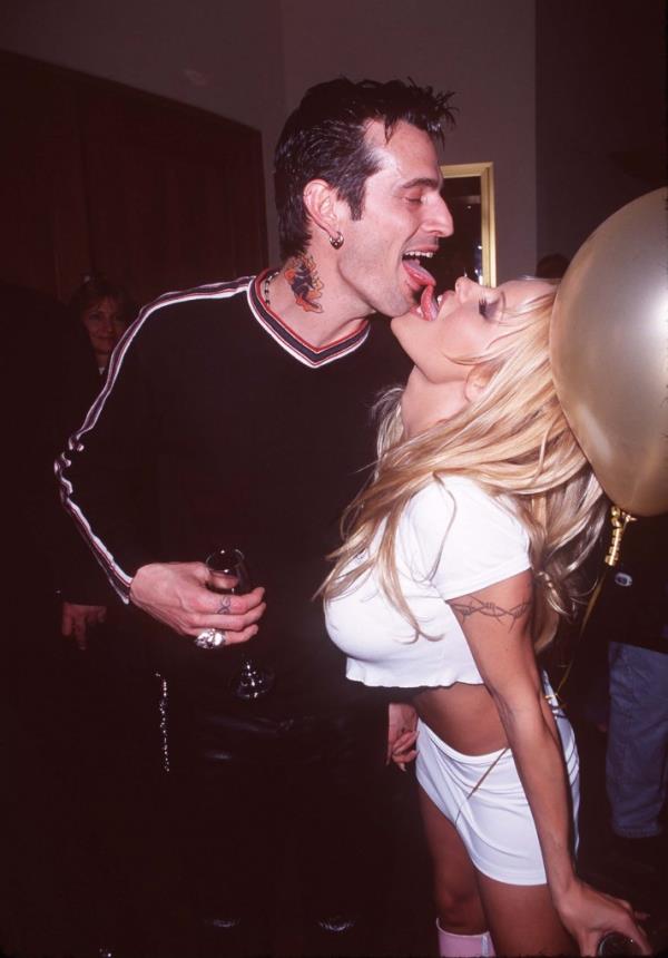 Tommy Lee and Pam Anderson in Las Vegas