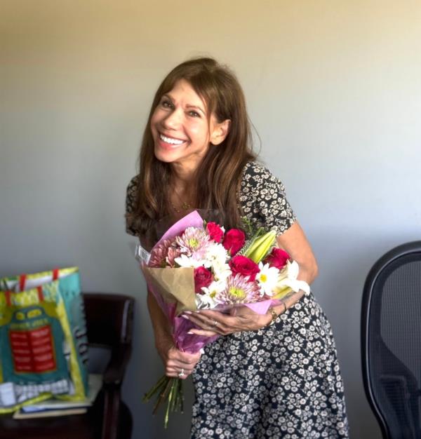 Theresa Nist months after her breakup from the "Golden Bachelor" Gerry Turner.