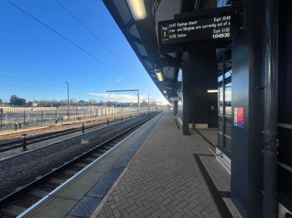Platform at Brent Cross West