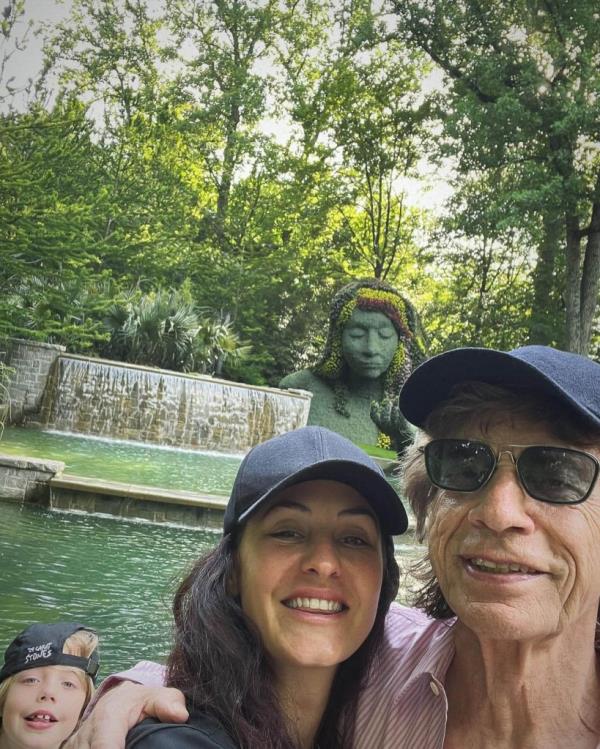 Melanie Hamrick and Mick Jagger