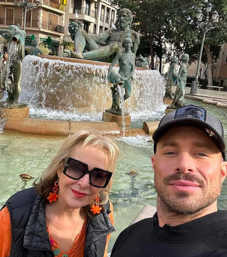 Duncan James from Blue and his mother Fiona Inglis