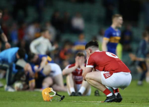 Cork's Cillian Tobin dejected at the end of the Munster U20 hurling final. Picture: ©INPHO/Ken Sutton Cork's Cillian Tobin dejected at the end of the Munster U20 hurling final. Picture: ©INPHO/Ken Sutton