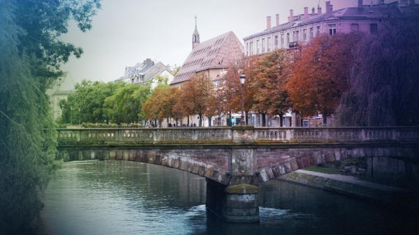 Strasbourg, France. Pic: Sky News