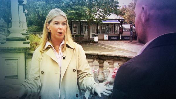 Jacqui McDonald, a freelance journalist who filmed the vigil after the Southport stabbing.