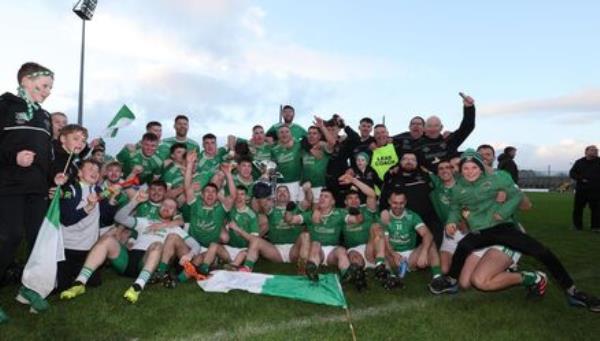 ELATION: The Milltown/Castlemaine team celebrate with the cup. ELATION: The Milltown/Castlemaine team celebrate with the cup.