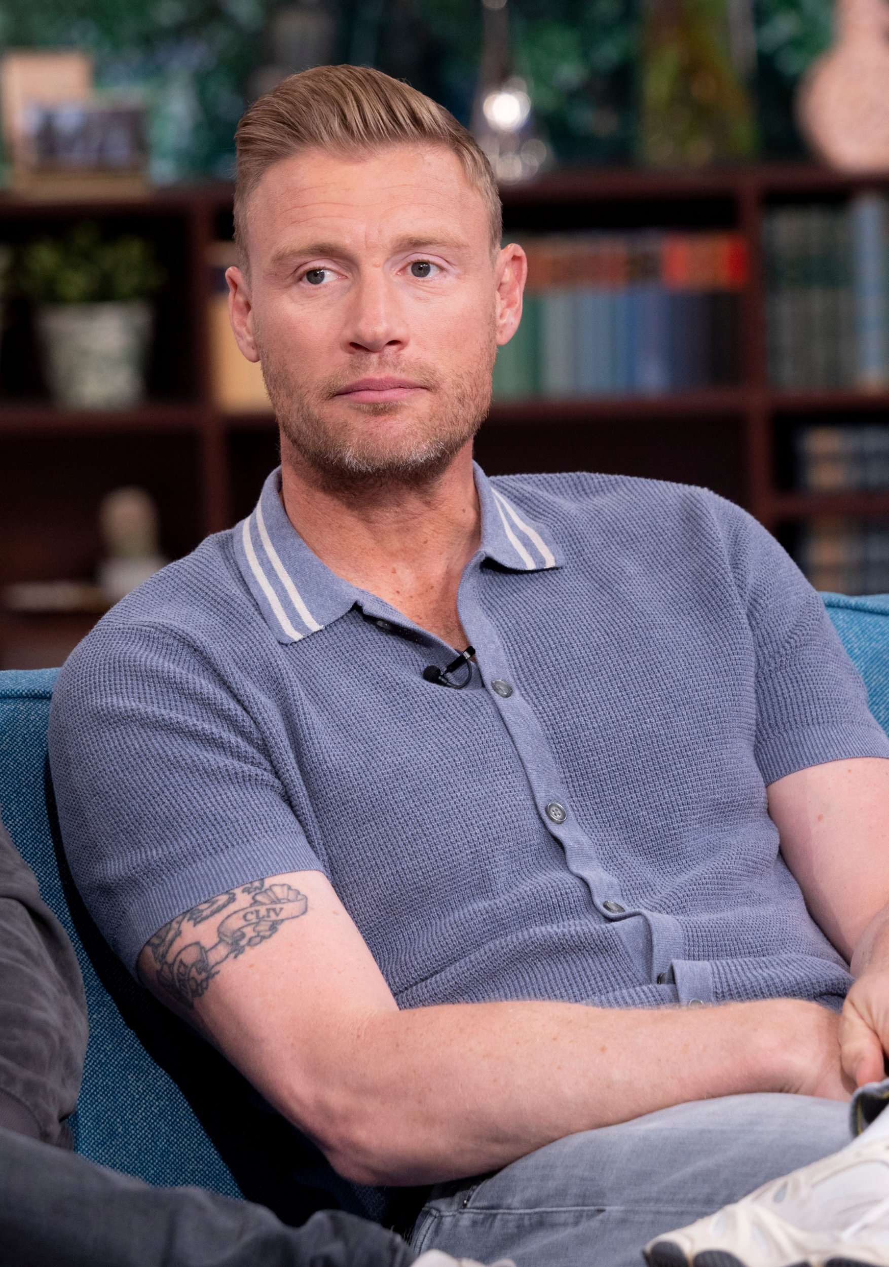 Freddie Flintoff on This Morning.