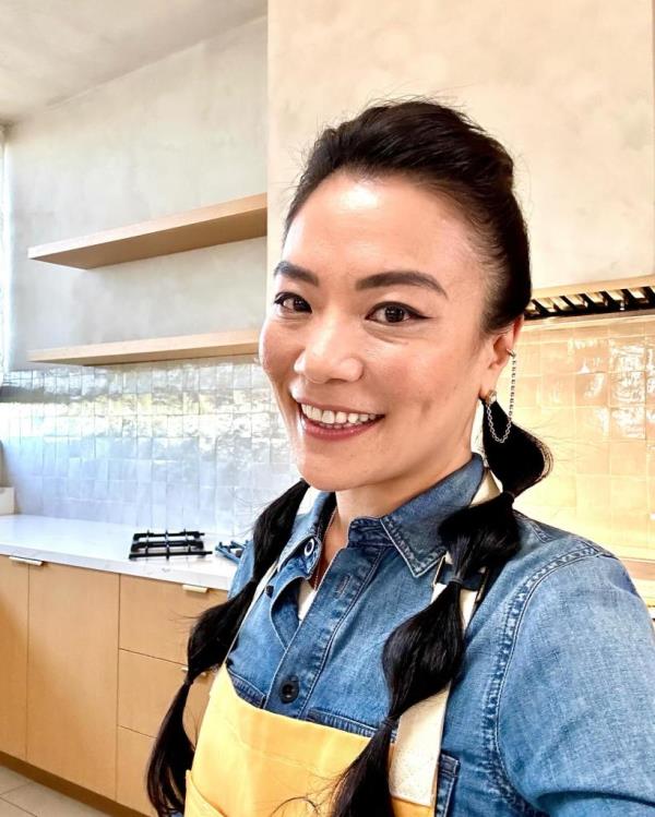 Top Chef star Shirley Chung smiling at the camera after announcing her stage 4 tongue cancer diagnosis