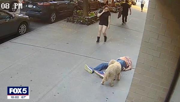 The shocking Upper West Side assault was caught on camera.