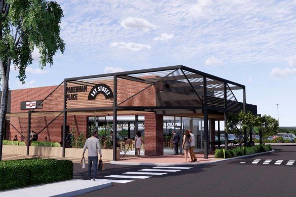 An artist’s impression of the new Pakenham Place. 