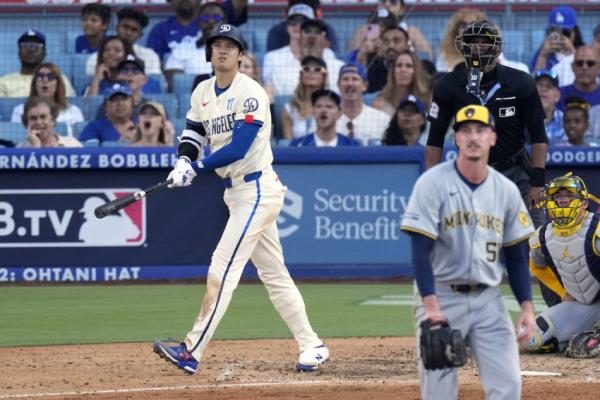 Brewers Dodgers baseball