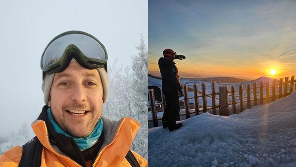 Father-of-two hopes to beat World Record by skiing in 30 countries in 28 days