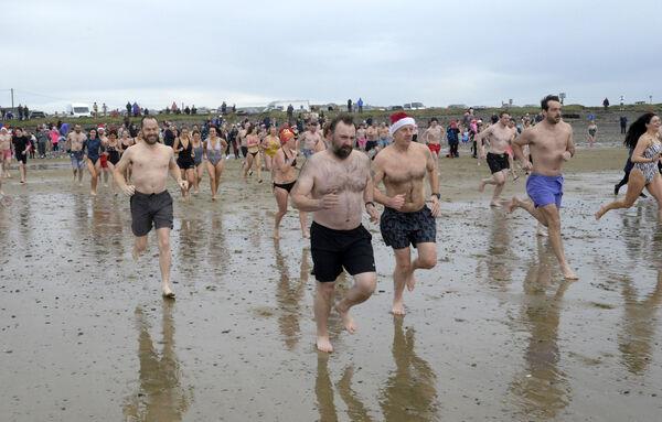 Christmas Morning at Garretstown Beach. Picture: Denis Boyle Christmas Morning at Garretstown Beach. Picture: Denis Boyle