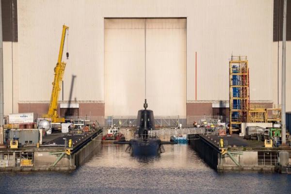 Royal Navy launches the 6th Astute-class SSN, HMS Agamemnon