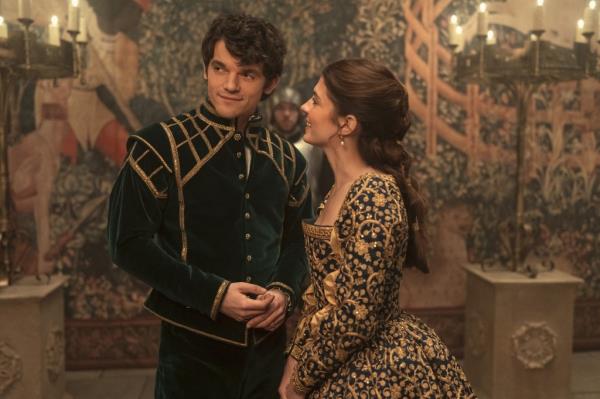 Edward Bluemel with Emily Bader. 