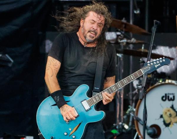 Dave Grohl performing with the Foo Fighters on July 21.