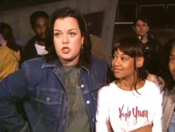Rosie O'Donnell jokes with TLC about Diddy getting arrested in resurfaced clip from 2000.