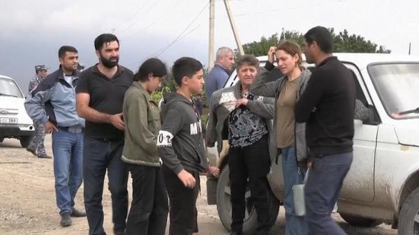 Thousands of ethnic Armenians have fled the territory of Nagorno-Karabakh