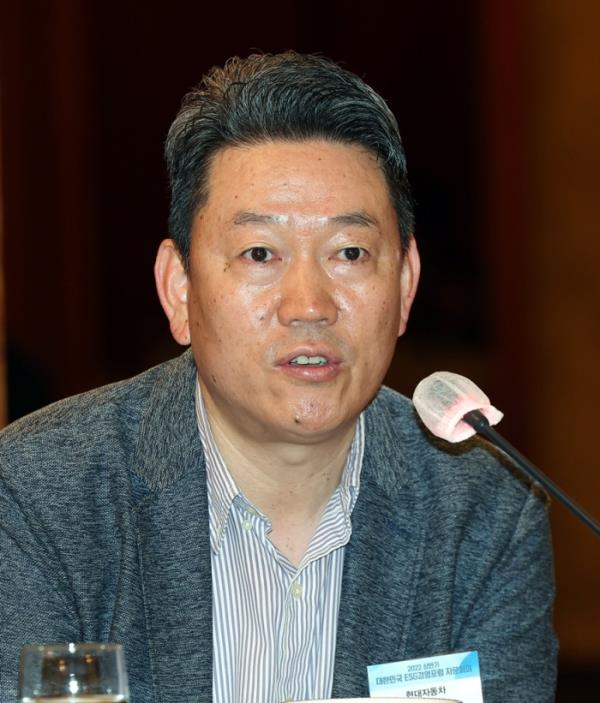 现代汽车首席财务官徐江贤已被任命为现代制铁首席执行官（文件照片：Moon-Chan Hur）