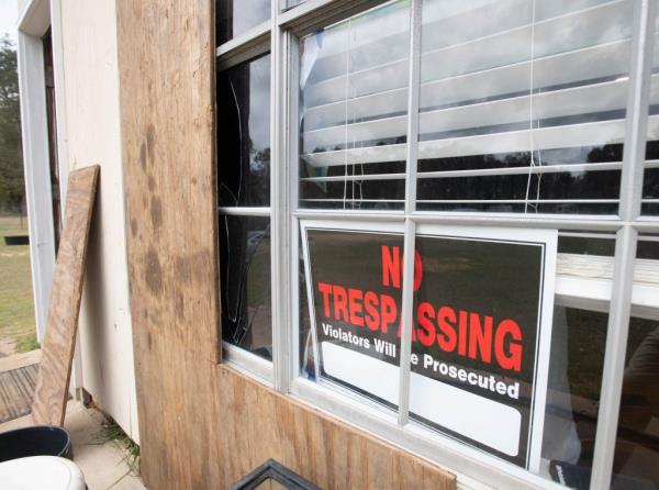 DeSantis claimed that "other states are siding with the squatters" while Florida is taking action.
