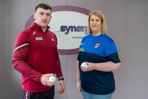 Niall O'Leary pictured with Martina Cotter, CEO of Synergy Credit Union. Niall O'Leary pictured with Martina Cotter, CEO of Synergy Credit Union.