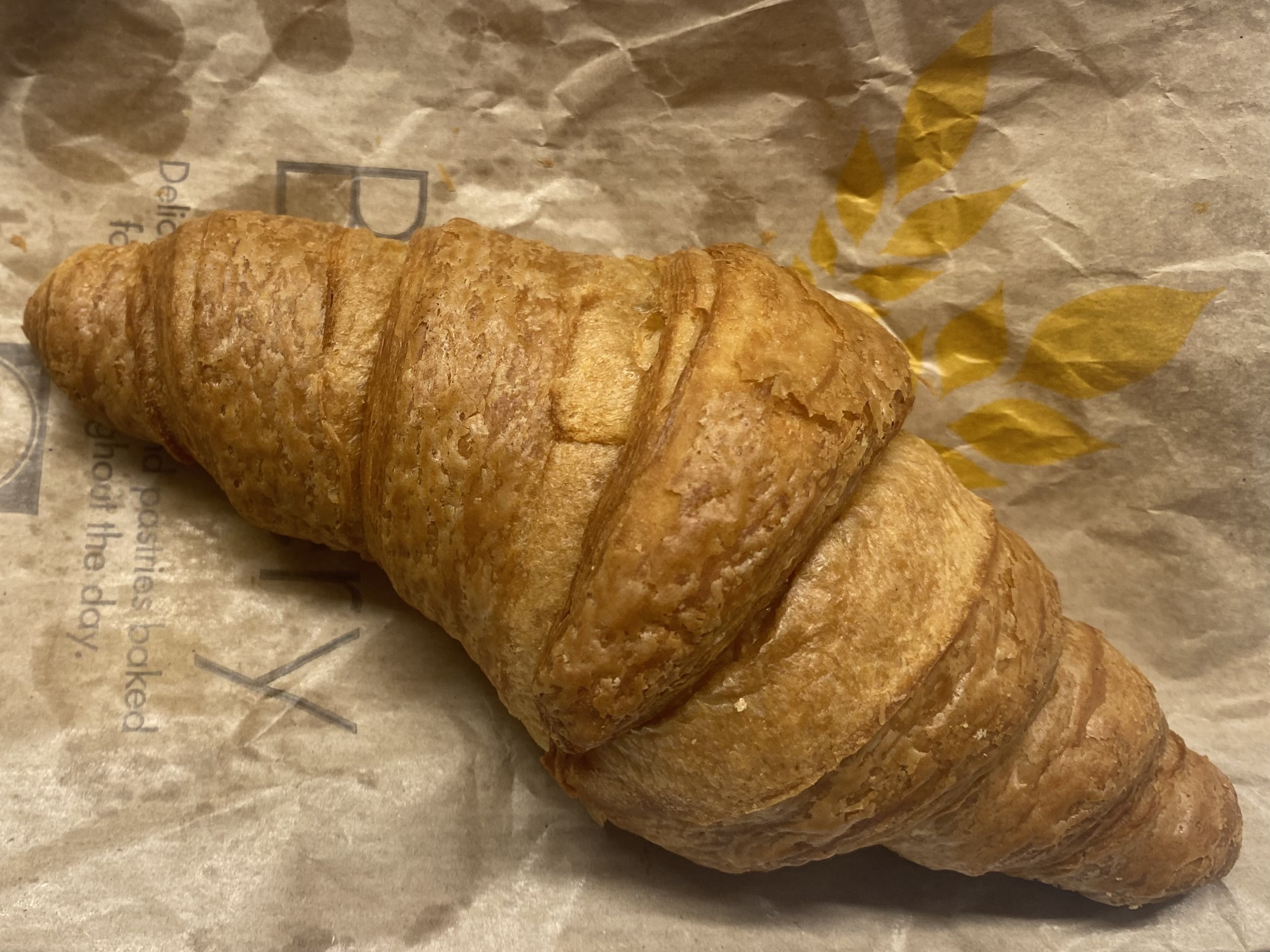 Lidlfreshly baked croissant