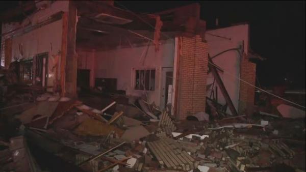 Three dead as severe storms damage homes and businesses across central US states