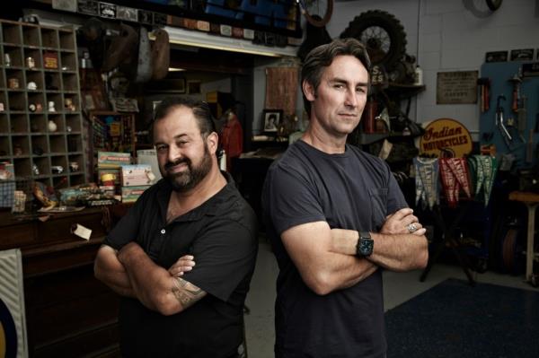 "American Pickers" stars Frank Fritz and Mike Wolfe.