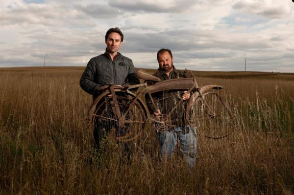 Mike Wolfe  and Frank Fritz from the History Channel show "American Pickers."