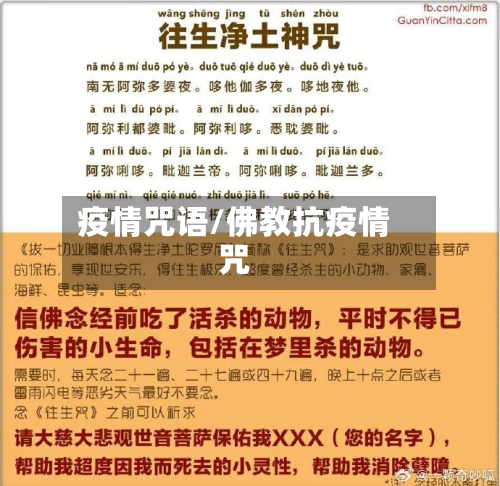 疫情咒语/佛教抗疫情咒