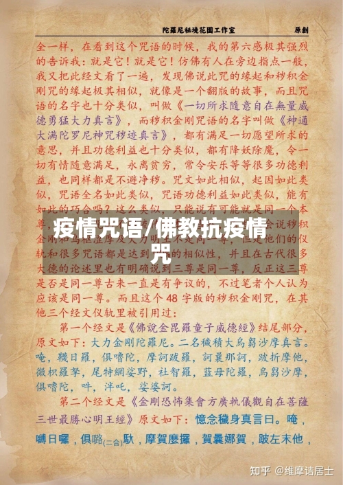 疫情咒语/佛教抗疫情咒-第2张图片