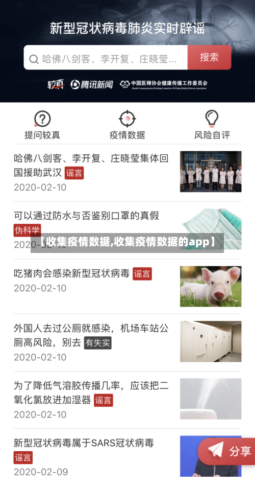 【收集疫情数据,收集疫情数据的app】