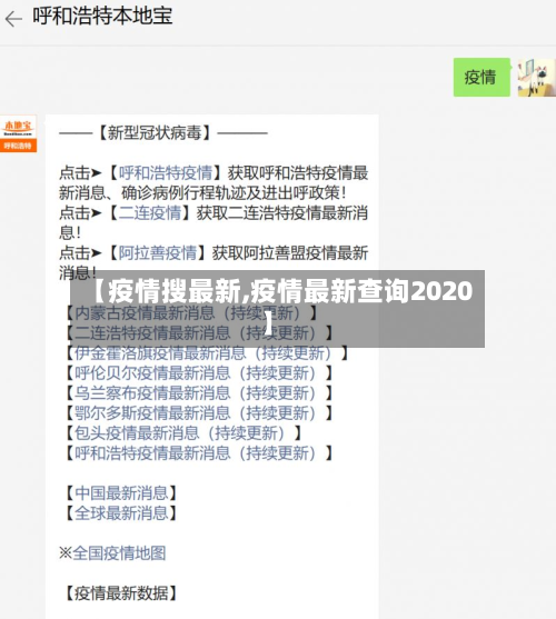 【疫情搜最新,疫情最新查询2020】-第3张图片