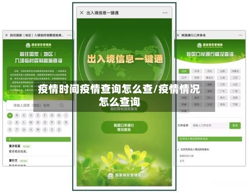 疫情时间疫情查询怎么查/疫情情况怎么查询