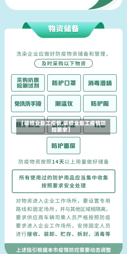 【装修业复工疫情,装修业复工疫情防控要求】