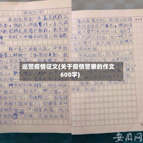 巡警疫情征文(关于疫情警察的作文600字)-第2张图片