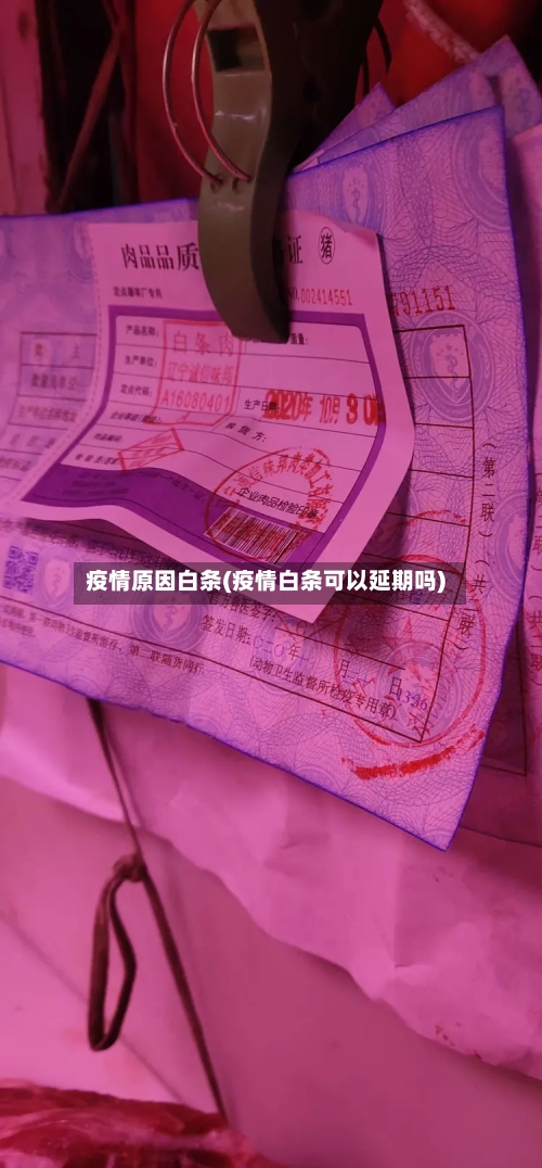 疫情原因白条(疫情白条可以延期吗)