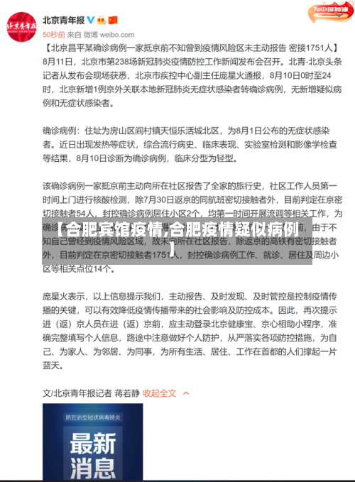 【合肥宾馆疫情,合肥疫情疑似病例】-第2张图片