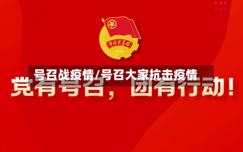 号召战疫情/号召大家抗击疫情-第2张图片