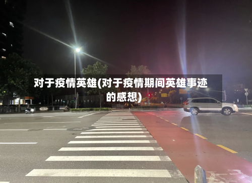 对于疫情英雄(对于疫情期间英雄事迹的感想)-第2张图片