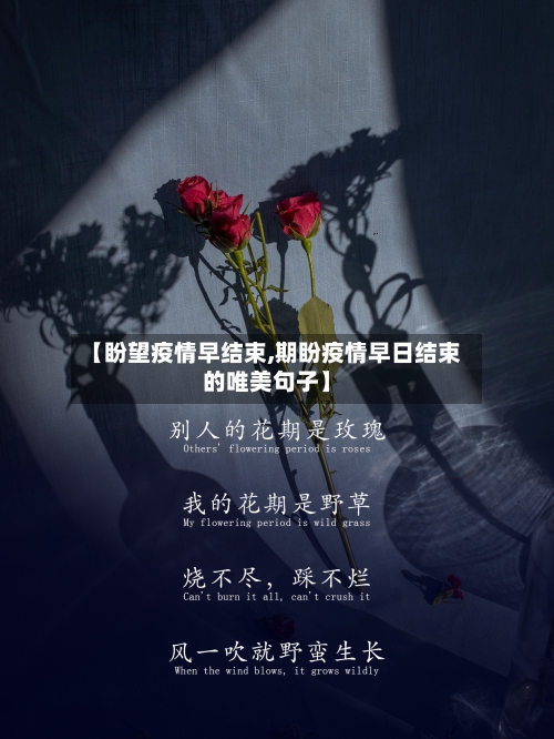 【盼望疫情早结束,期盼疫情早日结束的唯美句子】